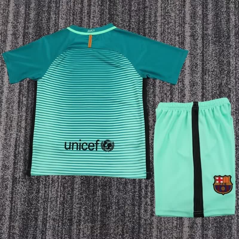 2016/17 Barcelona Third Kids Soccer Jersey And Shorts