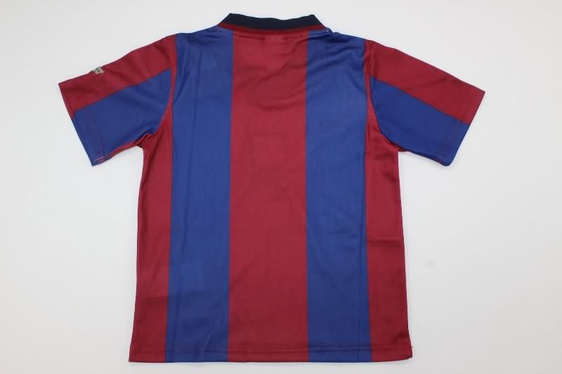 1998/99 Barcelona Home Kids Soccer Jersey And Shorts