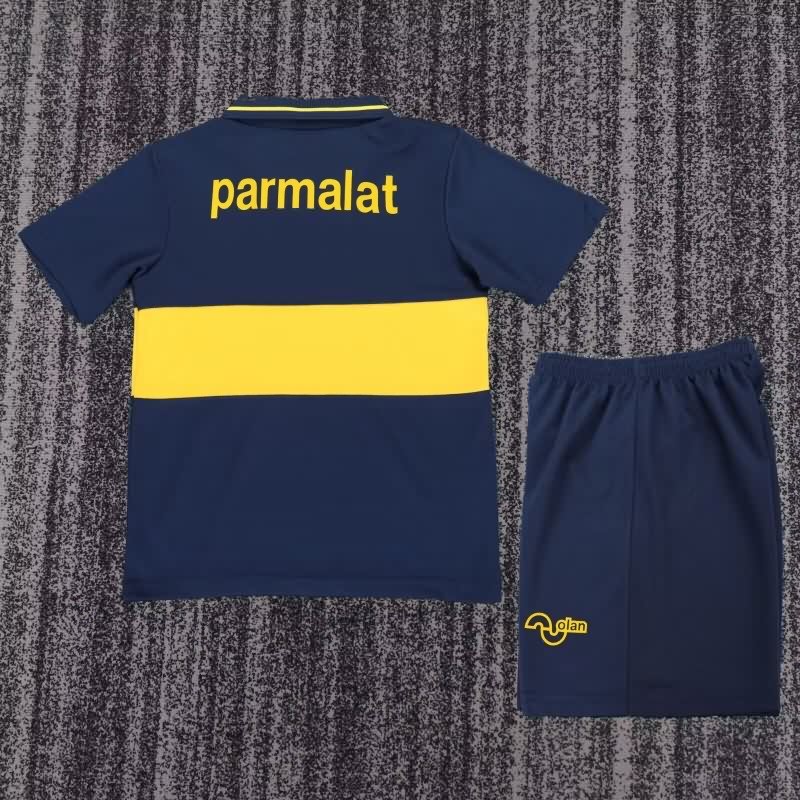 1993/95 Boca Juniors Home Kids Soccer Jersey And Shorts
