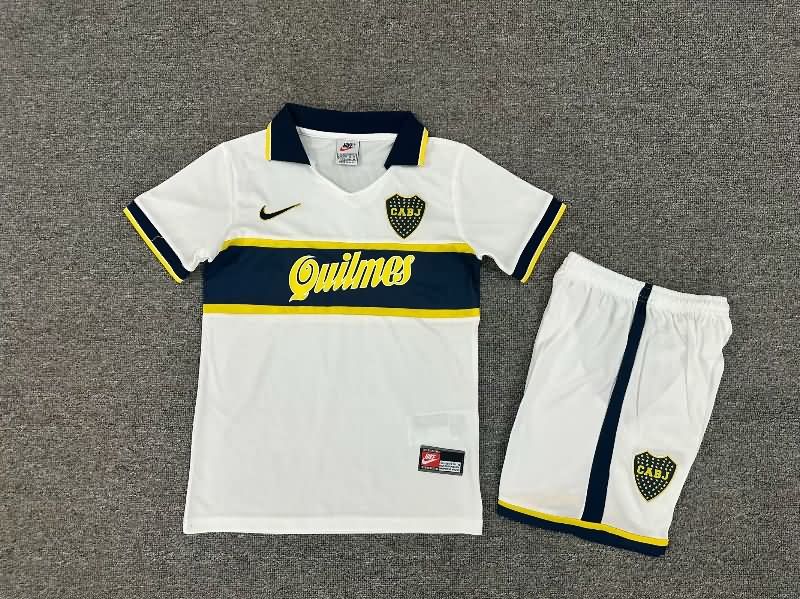 1996/97 Boca Juniors Away Kids Soccer Jersey And Shorts