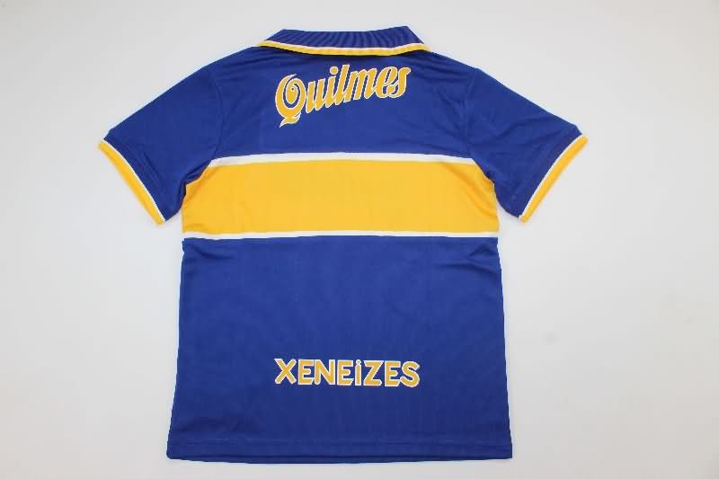 1996/97 Boca Juniors Home Kids Soccer Jersey And Shorts