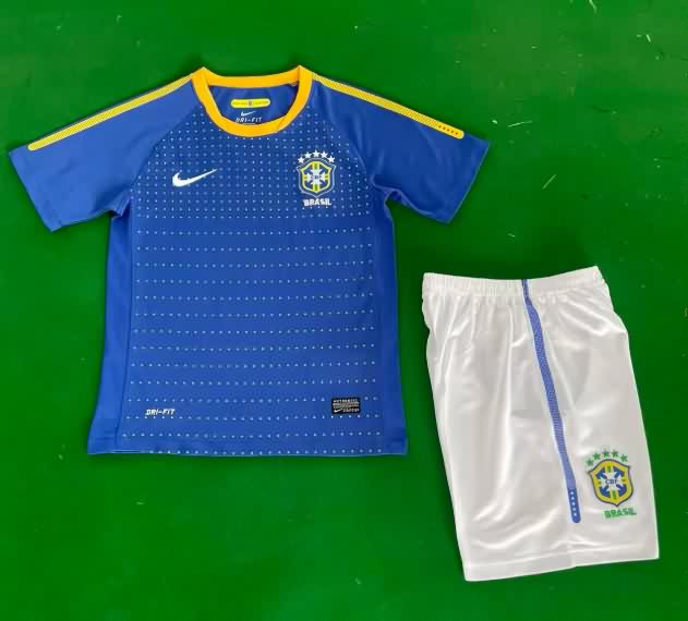 2010 Brazil Away Kids Soccer Jersey And Shorts 2010 Brazil Away Kids Soccer Jersey And Shorts