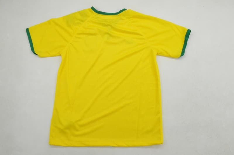 2014 Brazil Home Kids Soccer Jersey And Shorts
