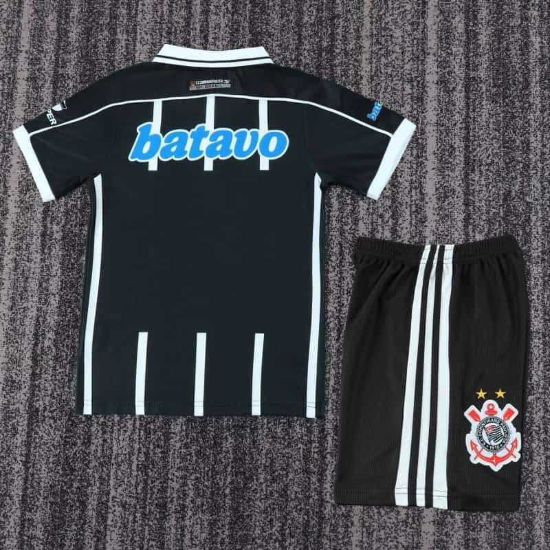 1999 Corinthians Away Kids Soccer Jersey And Shorts