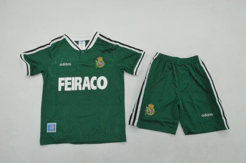 1999/00 Deportivo La Coruna Away Kids Soccer Jersey And Shorts