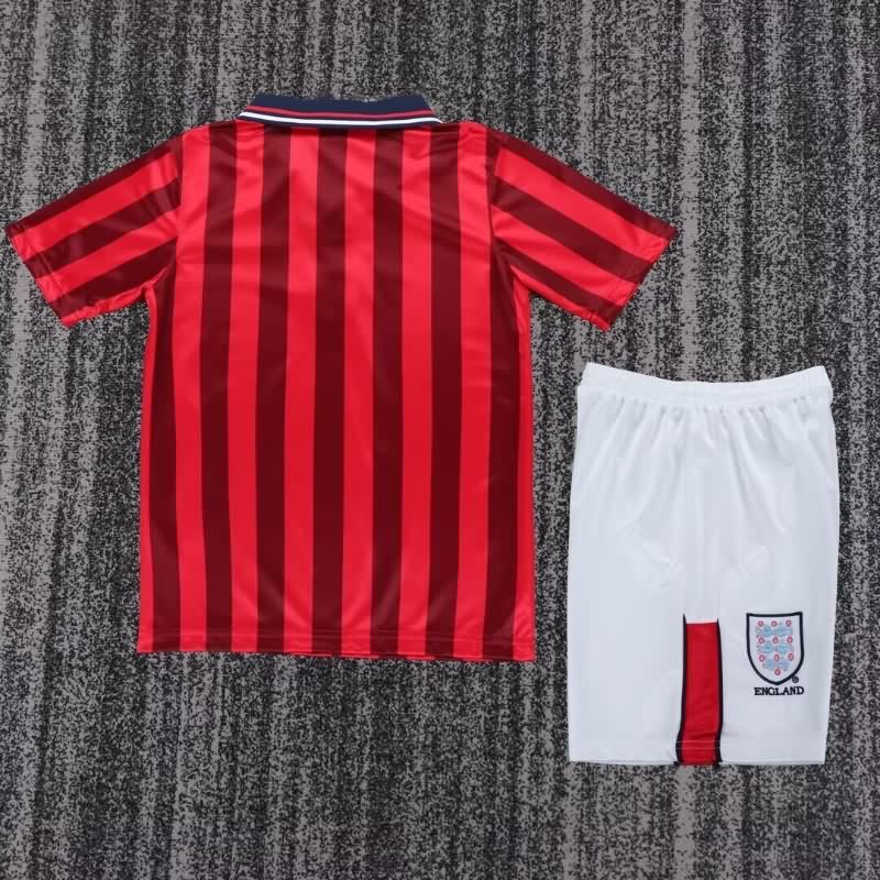 1998 England Away Kids Soccer Jersey And Shorts