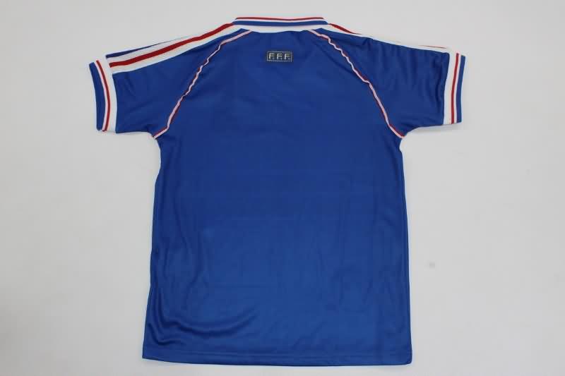 1998 France Home Kids Soccer Jersey And Shorts
