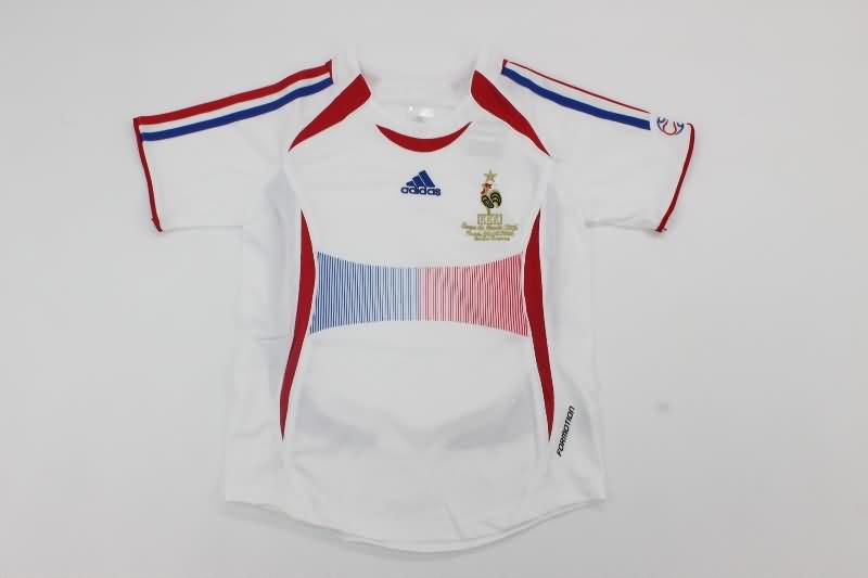 2006 France Away Final Kids Soccer Jersey And Shorts
