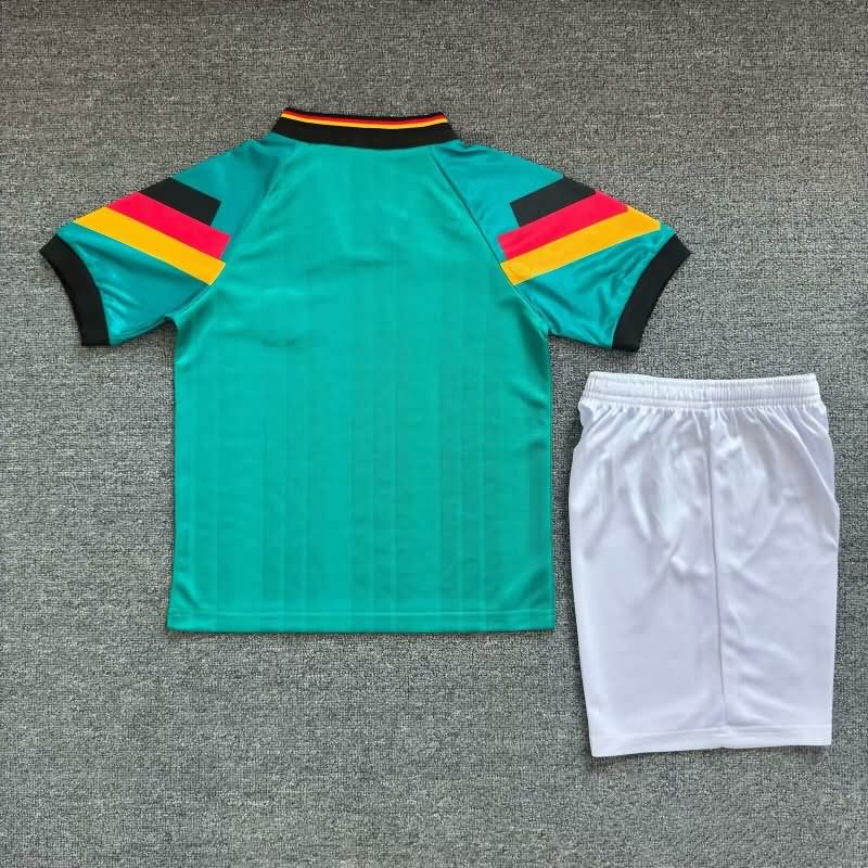 1992 Germany Away Kids Soccer Jersey And Shorts