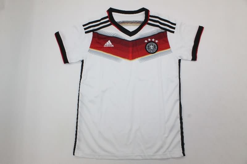 2014 Germany Home Kids Soccer Jersey And Shorts 4 Stars