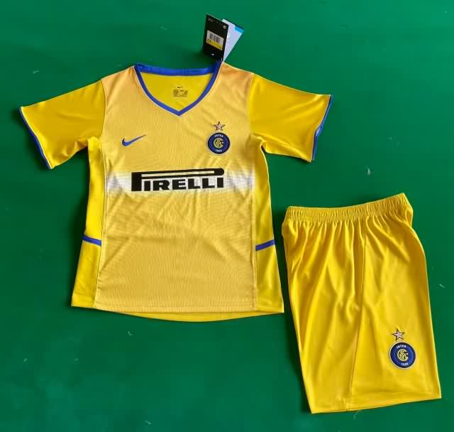 2002/03 Inter Milan Third Kids Soccer Jersey And Shorts 2002/03 Inter Milan Third Kids Soccer Jersey And Shorts