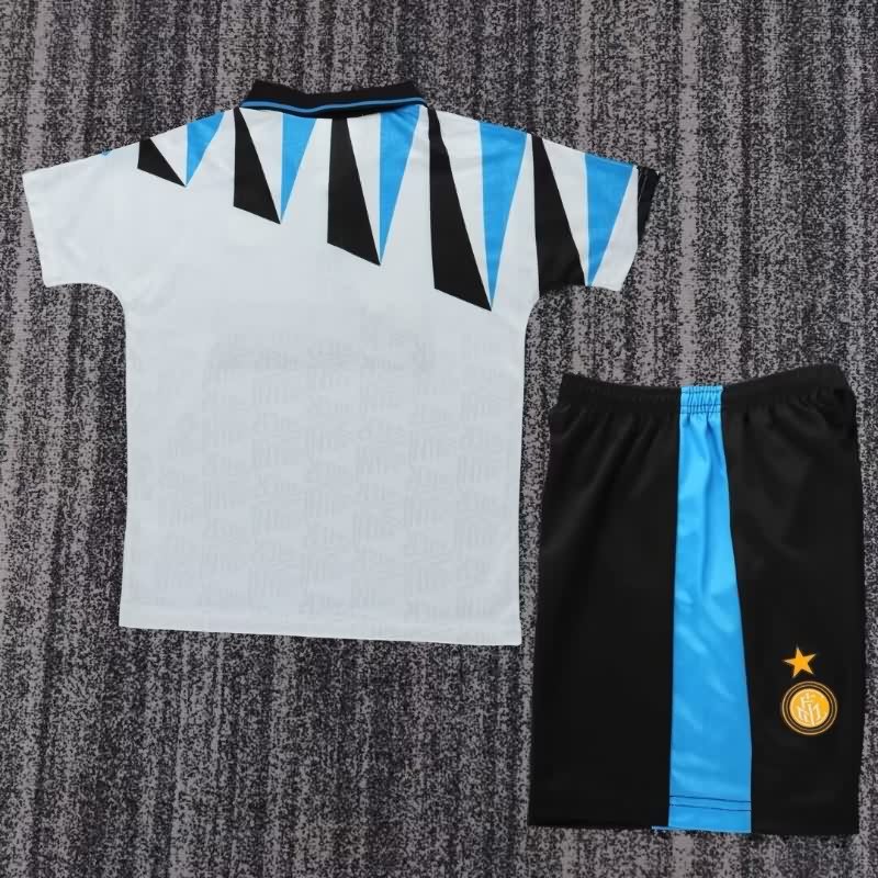 1992/93 Inter Milan Away Kids Soccer Jersey And Shorts