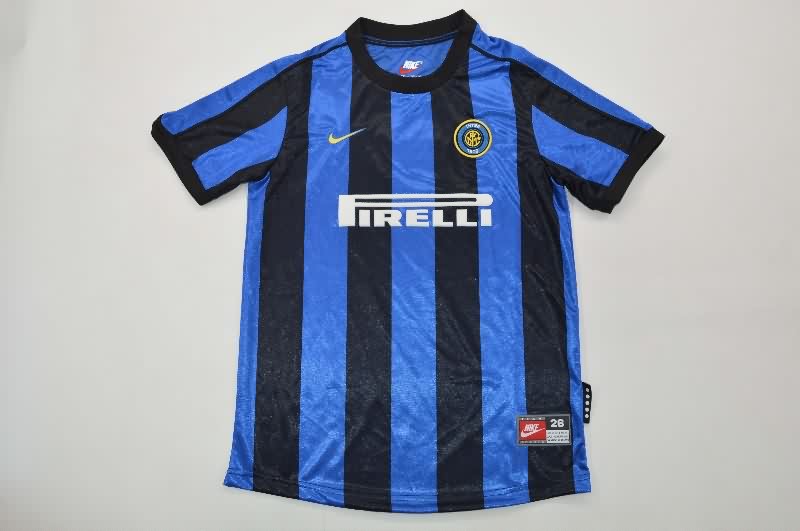 1999/00 Inter Milan Home Kids Soccer Jersey And Shorts