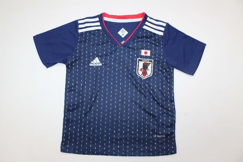 2018 Japan Home Kids Soccer Jersey And Shorts
