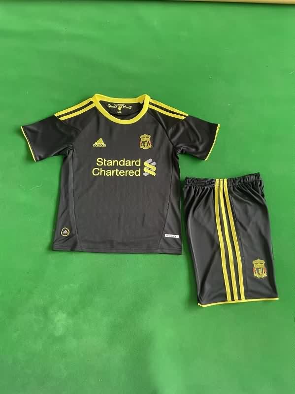 2010/11 Liverpool Away Kids Soccer Jersey And Shorts