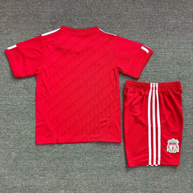 2010/12 Liverpool Home Kids Soccer Jersey And Shorts