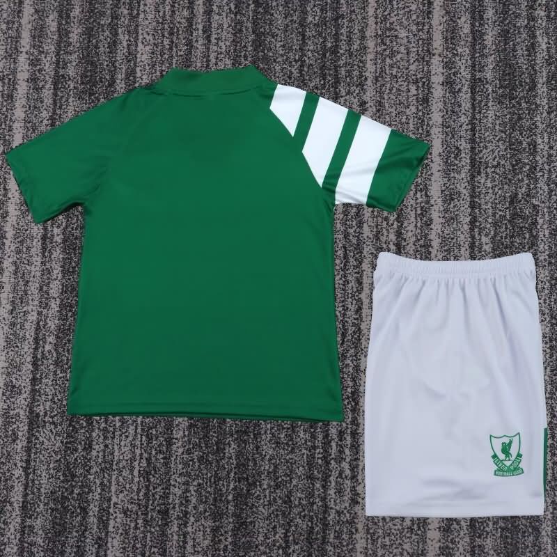 1991/92 Liverpool Away Kids Soccer Jersey And Shorts