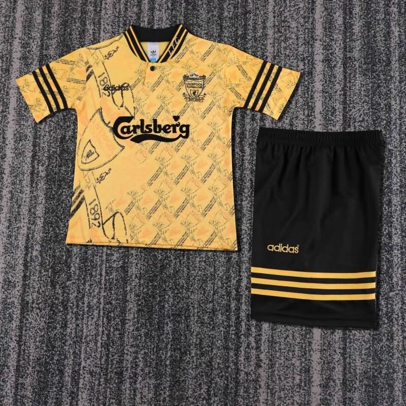 1994/96 Liverpool Third Kids Soccer Jersey And Shorts