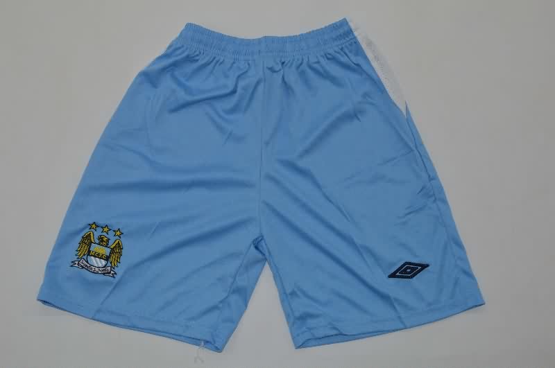 2011/12 Manchester City Home Kids Soccer Jersey And Shorts