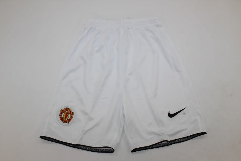 2007/08 Manchester United Away Long Sleeve Kids Soccer Jersey And Shorts