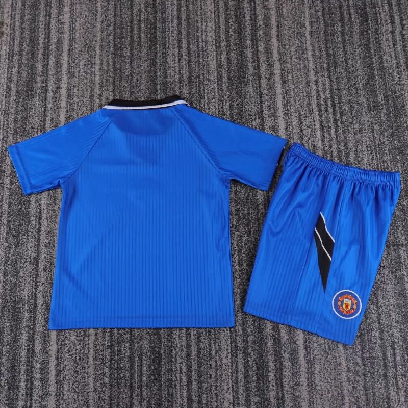 1996/98 Manchester United Third Kids Soccer Jersey And Shorts