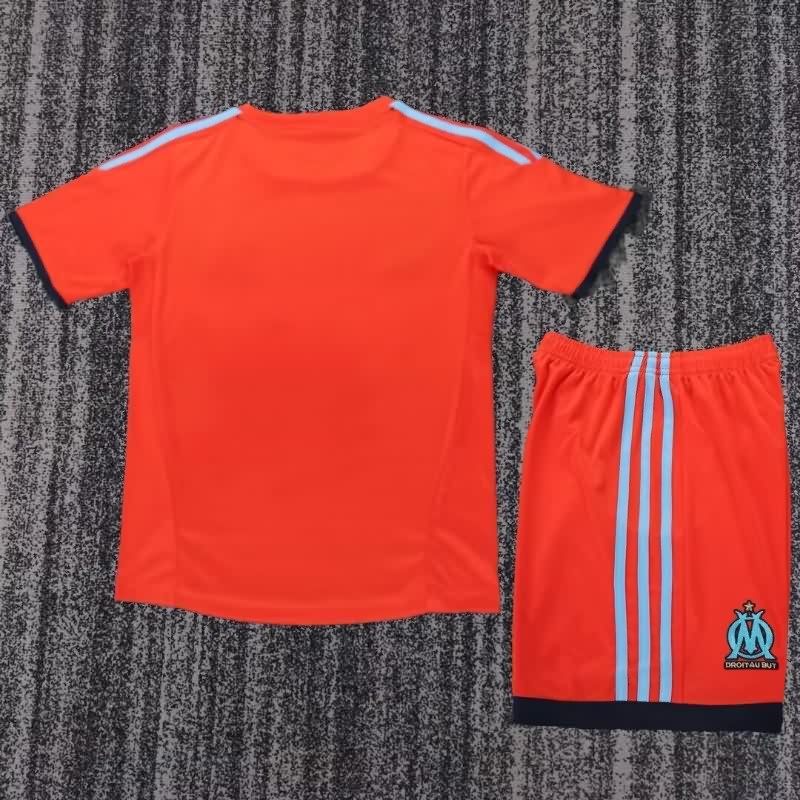 2011/12 Marseilles Away Kids Soccer Jersey And Shorts