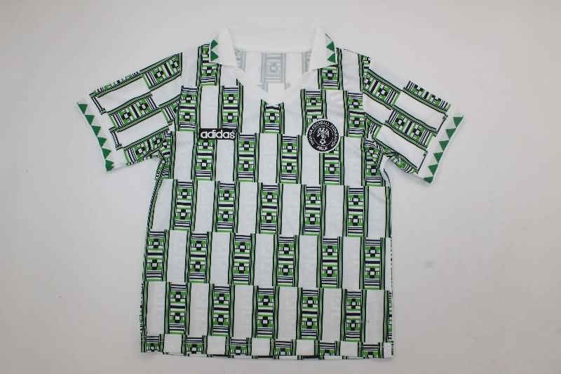 1994 Nigeria Away Kids Soccer Jersey And Shorts