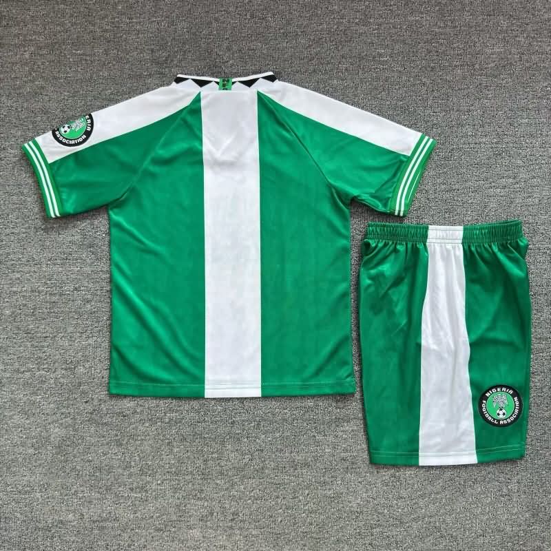 1996 Nigeria Home Kids Soccer Jersey And Shorts