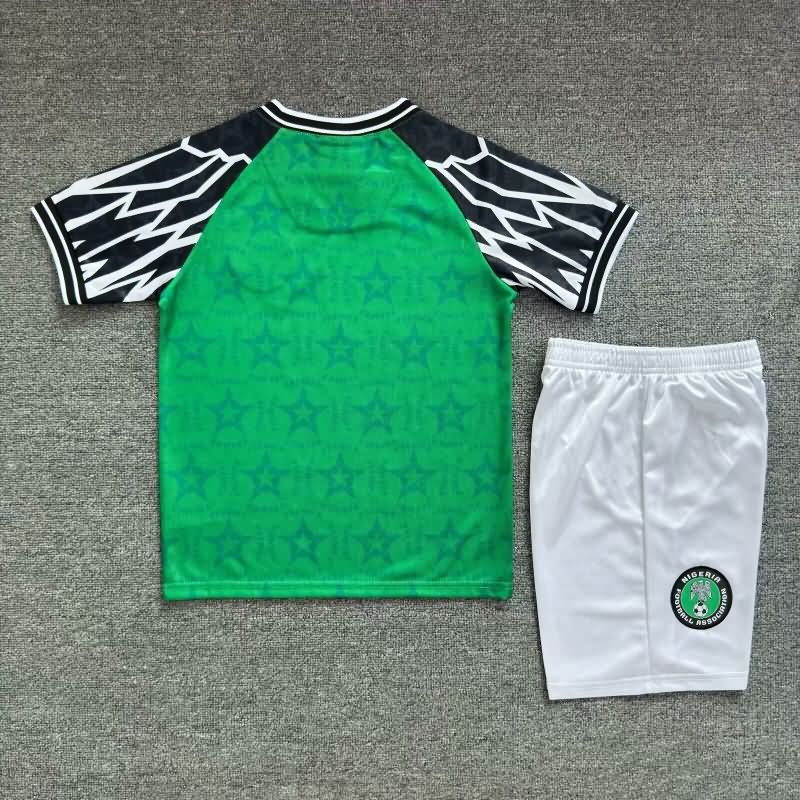 1994/95 Nigeria Home Kids Soccer Jersey And Shorts