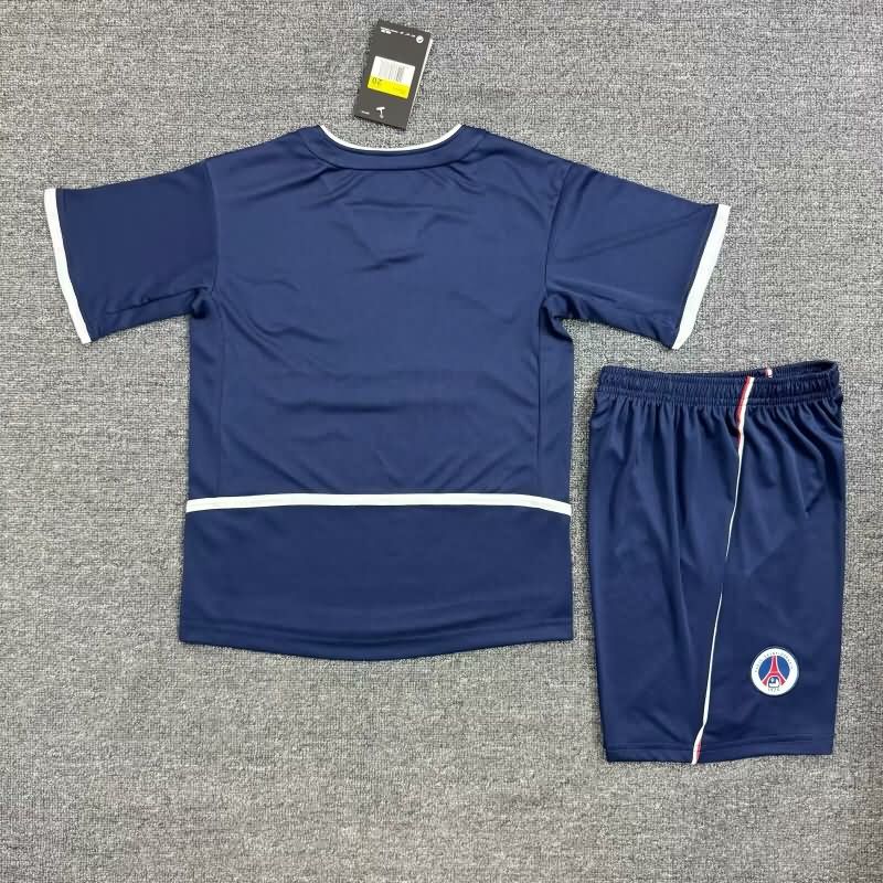 2002/03 Paris St Germain Home Kids Soccer Jersey And Shorts