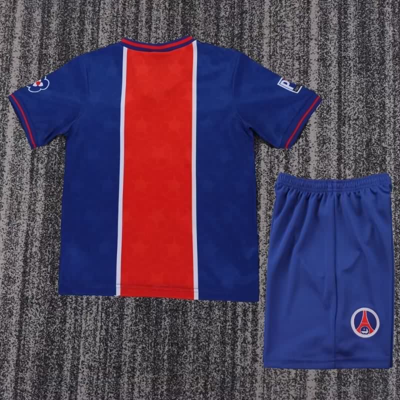1995/96 Paris St Germain Home Kids Soccer Jersey And Shorts