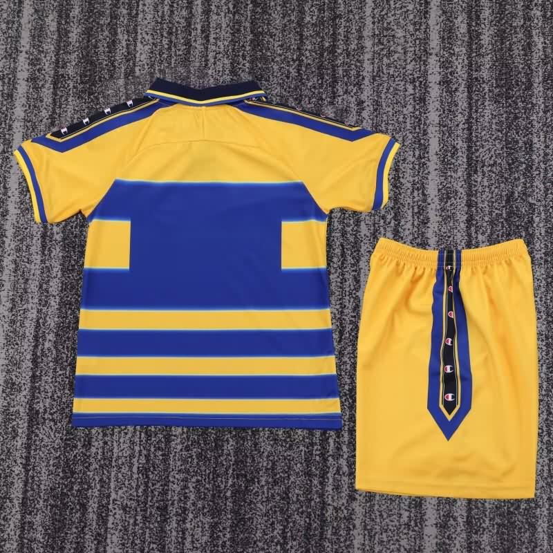 1999/00 Parma Home Kids Soccer Jersey And Shorts