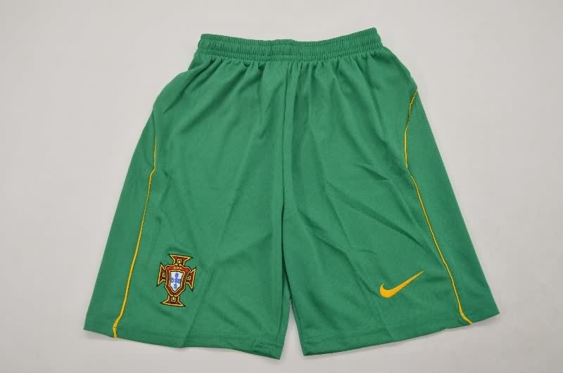2002 Portugal Home Kids Soccer Jersey And Shorts