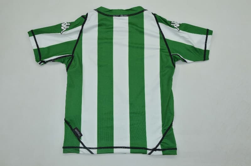2003/04 Real Betis Home Kids Soccer Jersey And Shorts