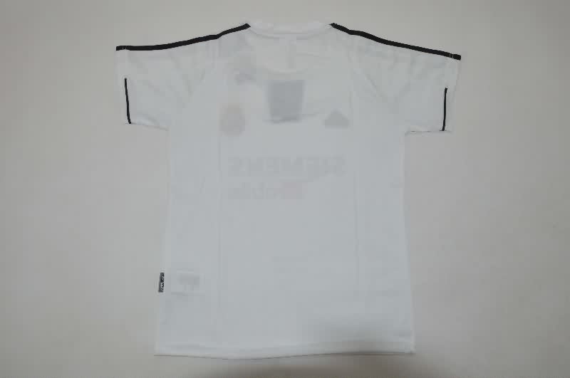 2003/04 Real Madrid Home Kids Soccer Jersey And Shorts