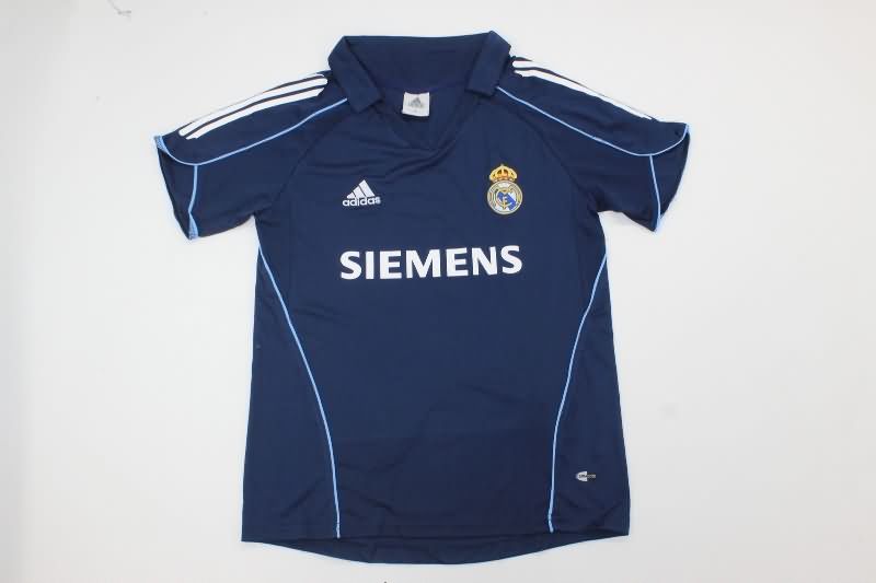 2005/06 Real Madrid Away Kids Soccer Jersey And Shorts