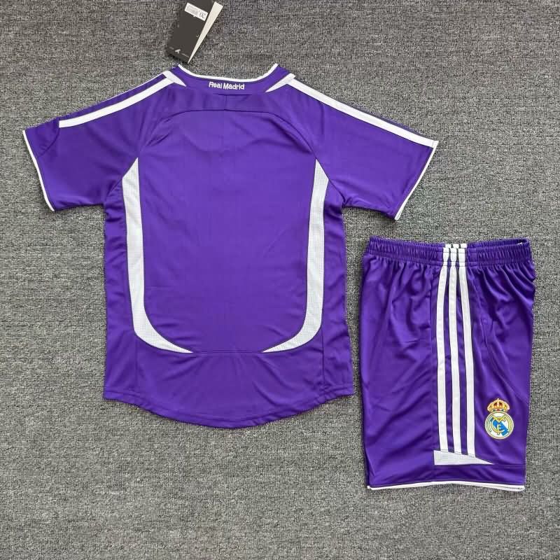 2006/07 Real Madrid Third Kids Soccer Jersey And Shorts