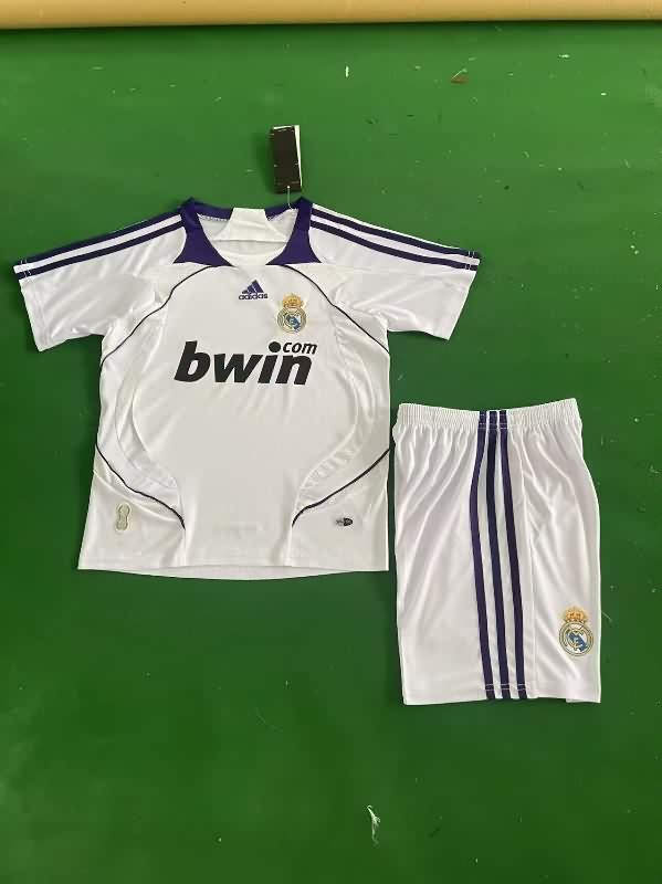 2007/08 Real Madrid Home Kids Soccer Jersey And Shorts 2007/08 Real Madrid Home Kids Soccer Jersey And Shorts