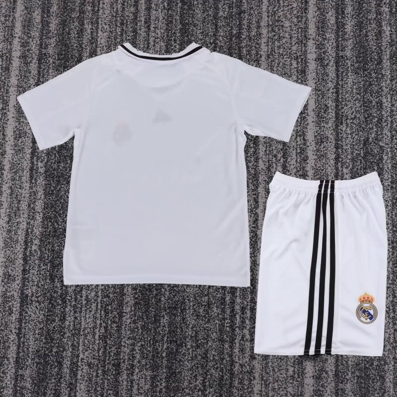 2008/09 Real Madrid Home Kids Soccer Jersey And Shorts