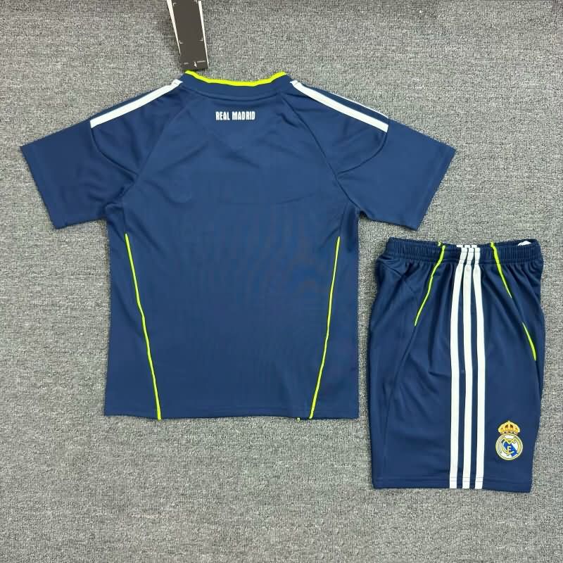 2010/11 Real Madrid Away Kids Soccer Jersey And Shorts