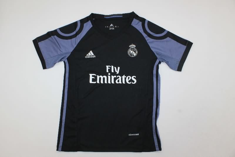 16/17 Real Madrid Third Kids Soccer Jersey And Shorts