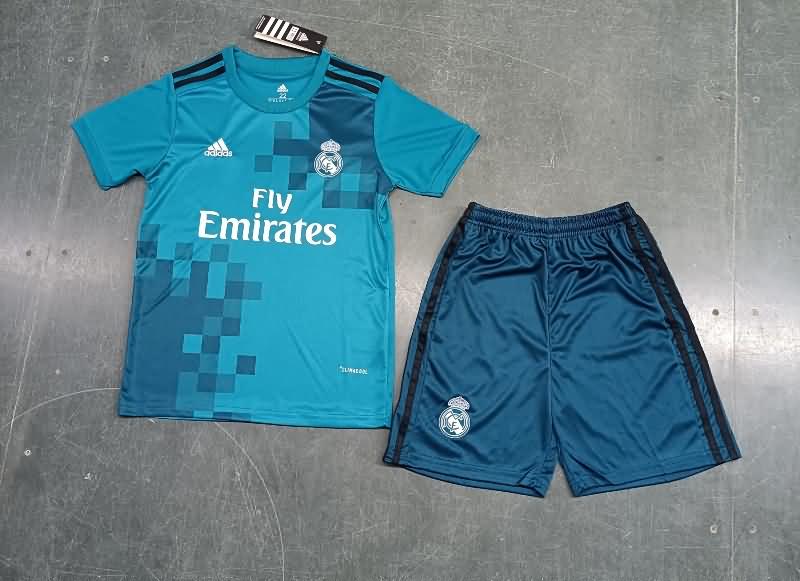 2017/18 Real Madrid Third Kids Soccer Jersey And Shorts