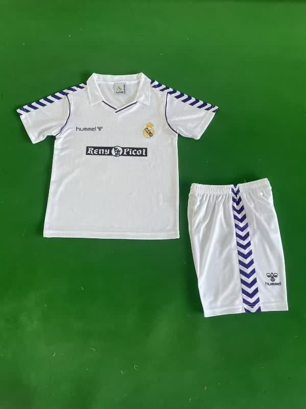 1988/90 Real Madrid Home Kids Soccer Jersey And Shorts 1988/90 Real Madrid Home Kids Soccer Jersey And Shorts