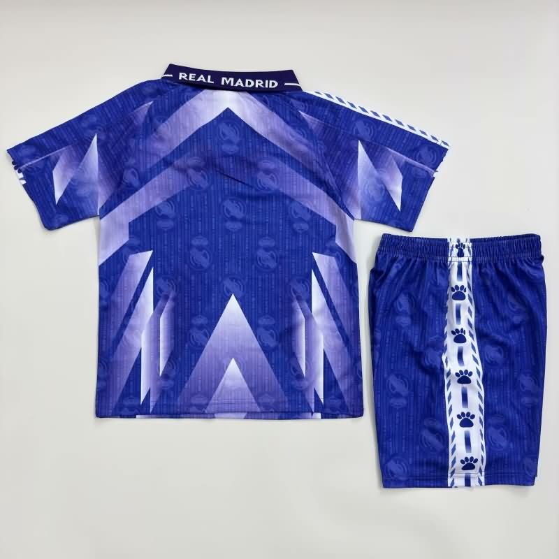1996/97 Real Madrid Away Kids Soccer Jersey And Shorts