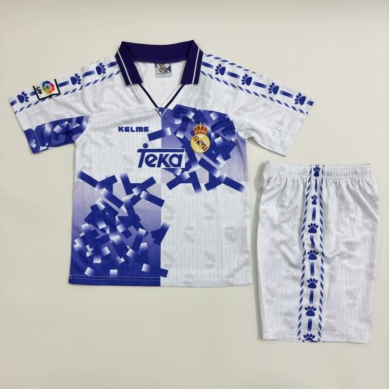 1996/97 Real Madrid Third Kids Soccer Jersey And Shorts