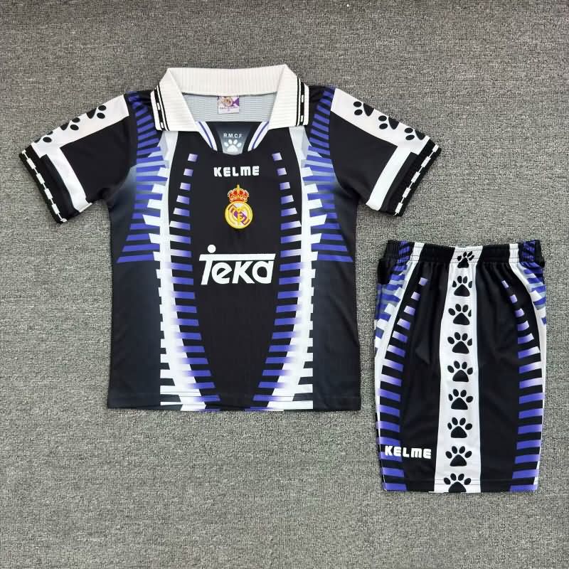 1997/98 Real Madrid Third Kids Soccer Jersey And Shorts