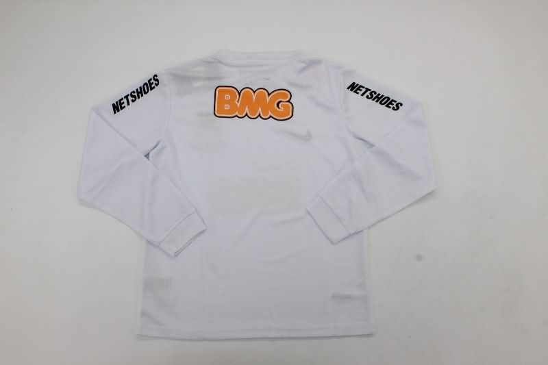2011/12 Santos Home Long Sleeve Kids Soccer Jersey And Shorts