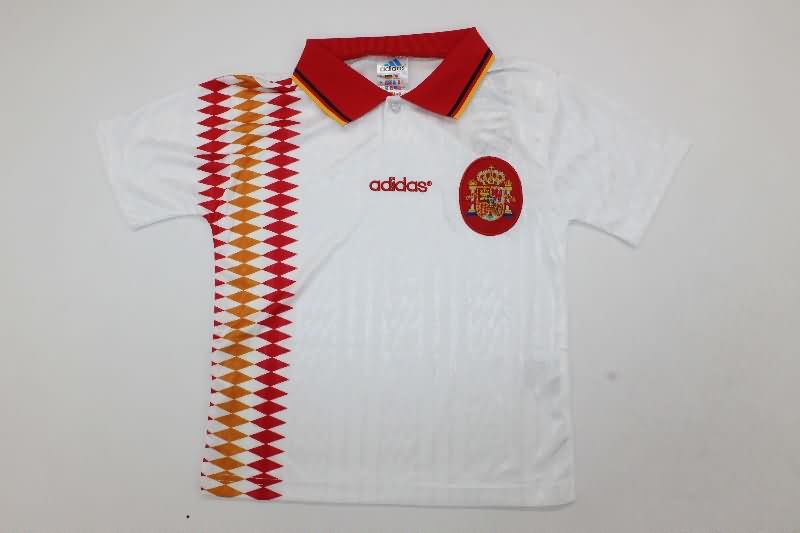 1994 Spain Away Kids Soccer Jersey And Shorts