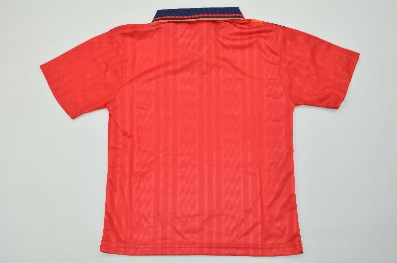1994 Spain Home Kids Soccer Jersey And Shorts