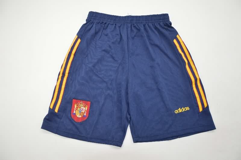 1996 Spain Home Kids Soccer Jersey And Shorts